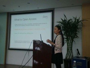 MDPI presenting in Beijing