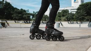 Rollerblading is different to roller skating.