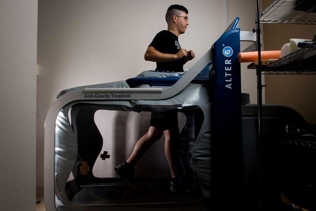 anti-gravity treadmill, image from MDPI papers cited in the news.