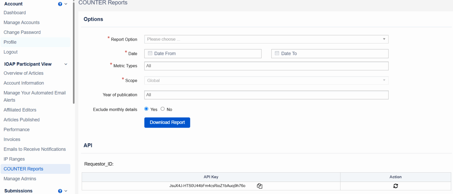 IOAP Dashboard